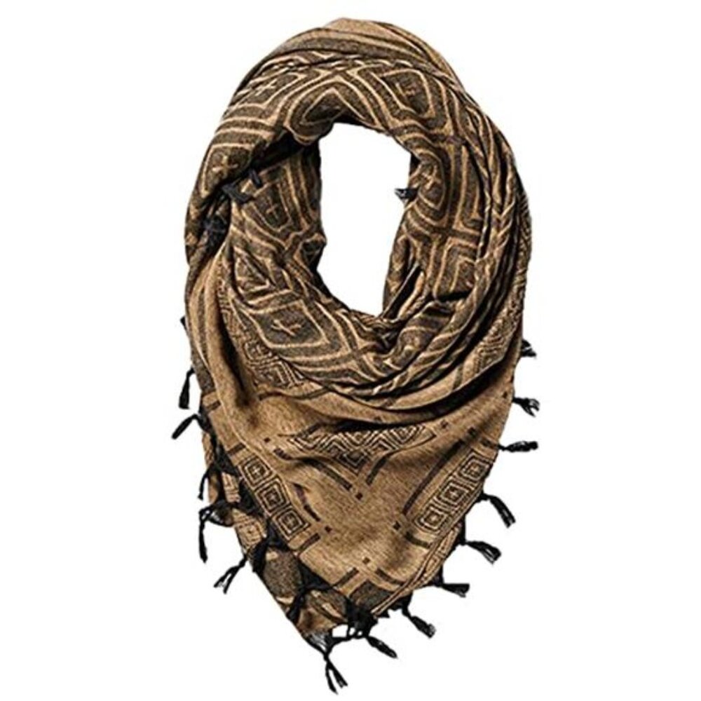 Women's Shemagh Tassel Scarves Neck Wrap